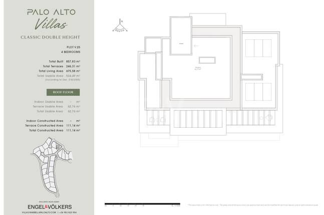 Villa con salón de doble altura y vistas panorámicas al mar en Palo Alto