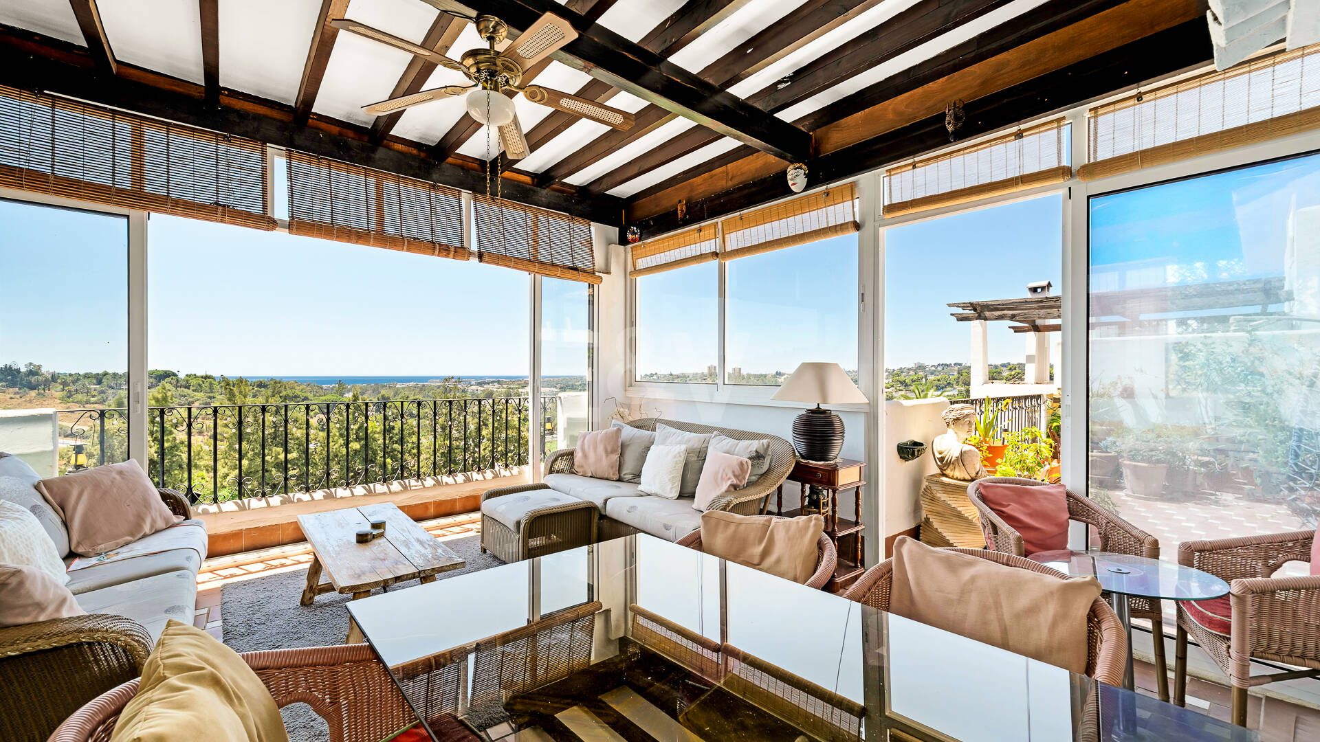 Golden Mile Penthouse with Spacious Terraces and Sea Views