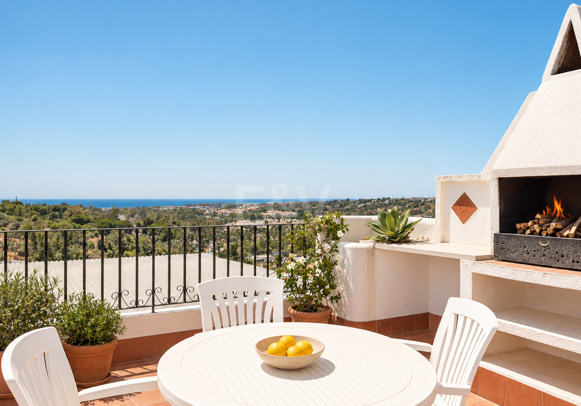 Penthouse an der Golden Mile mit großzügigen Terrassen und Meerblick