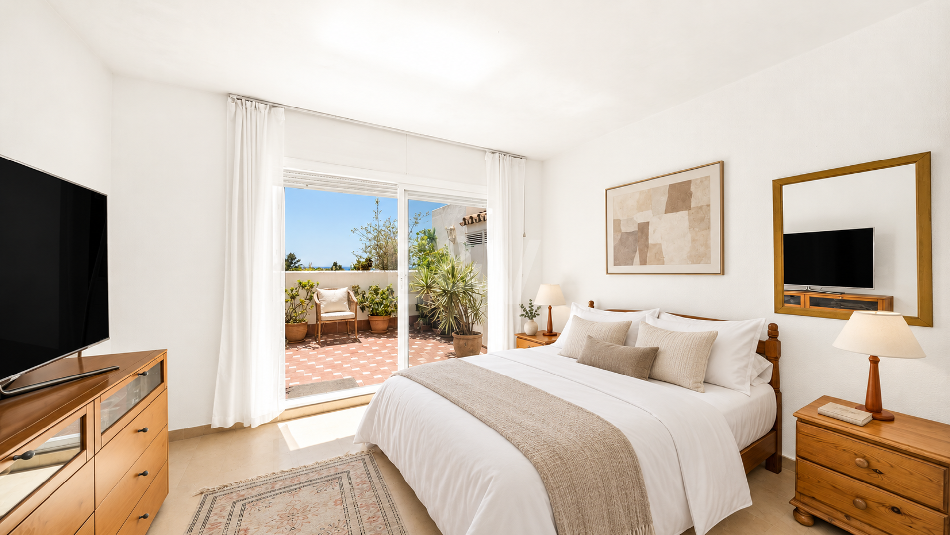 Penthouse an der Golden Mile mit großzügigen Terrassen und Meerblick