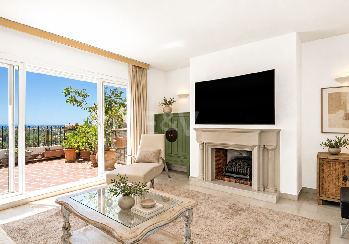 Penthouse an der Golden Mile mit großzügigen Terrassen und Meerblick