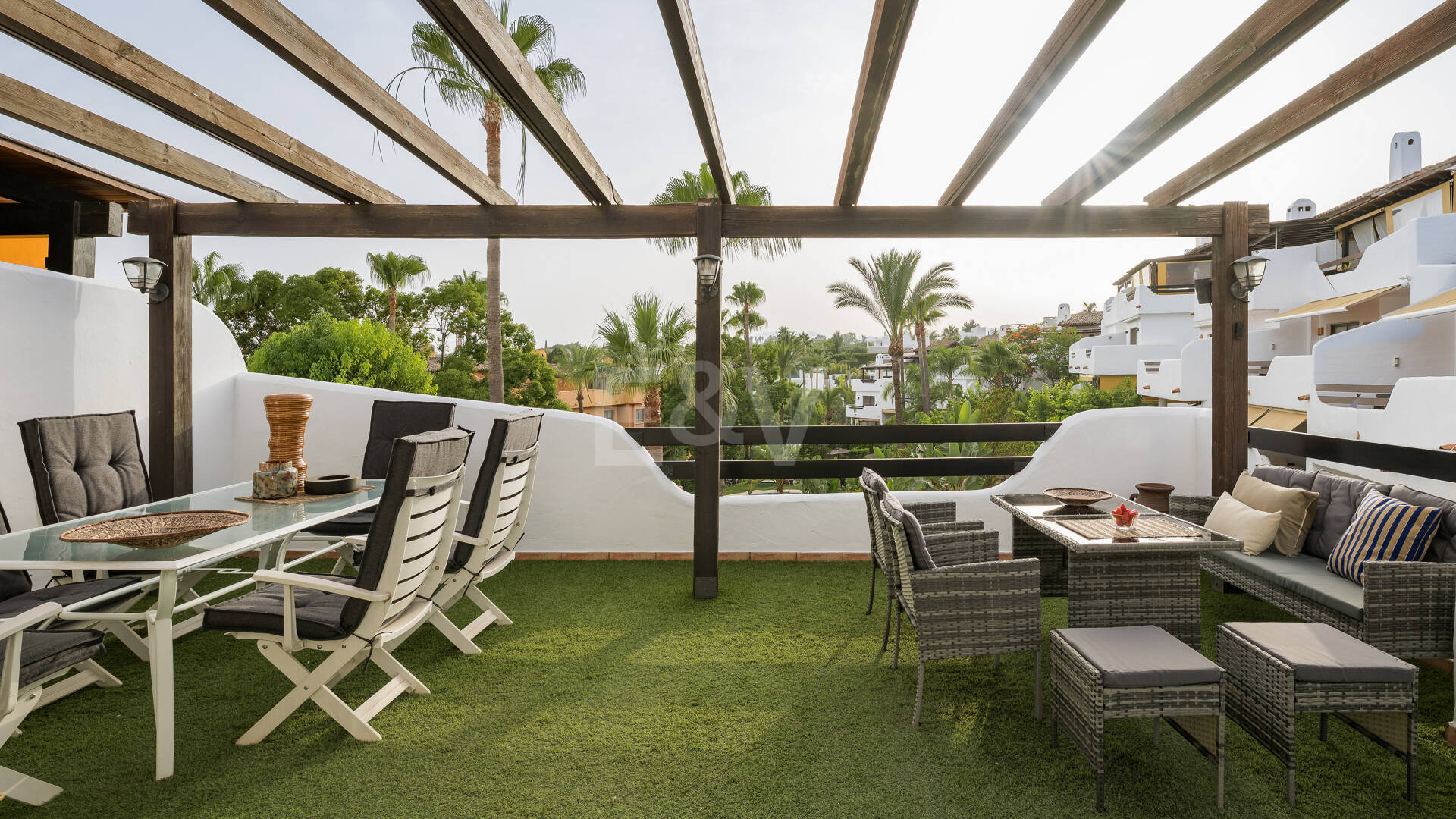 Golden Mile Townhouse med Rooftop Solarium och La Concha Views