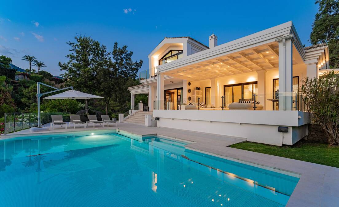Elegante villa mediterránea en La Zagaleta