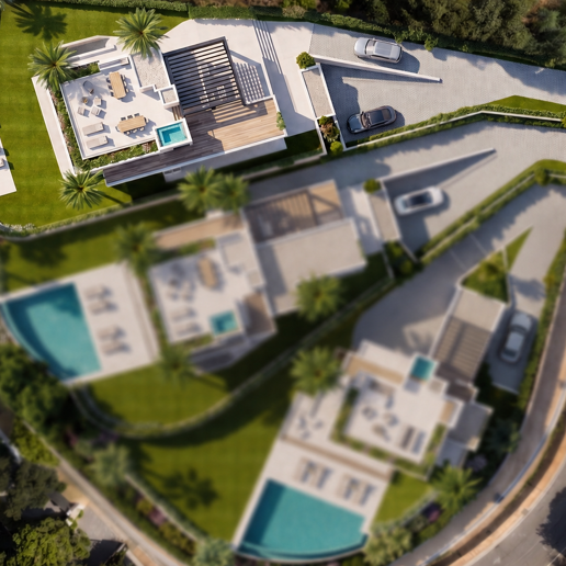 Contemporary Luxury Villa with Panoramic Sea & Mountain Views in Elviria