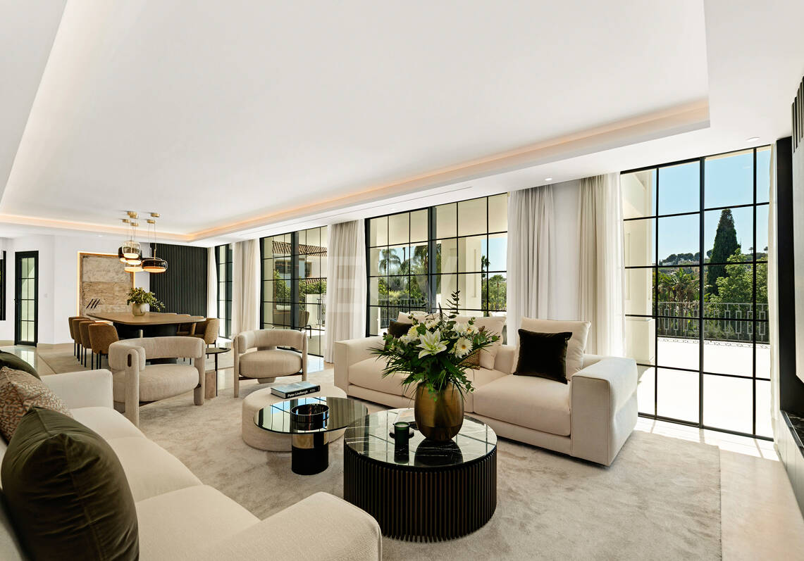 Villa Monte Blanco: An Oasis of Elegance and Tranquility, next to the Las Brisas Golf Course, Nueva Andalucía