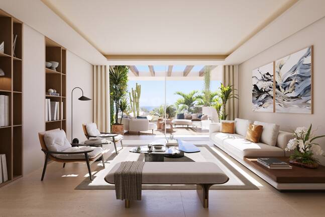 Luxury 3 Bedroom Semi Penthouse with Private Rooftop Pool on Marbella's Golden Mile