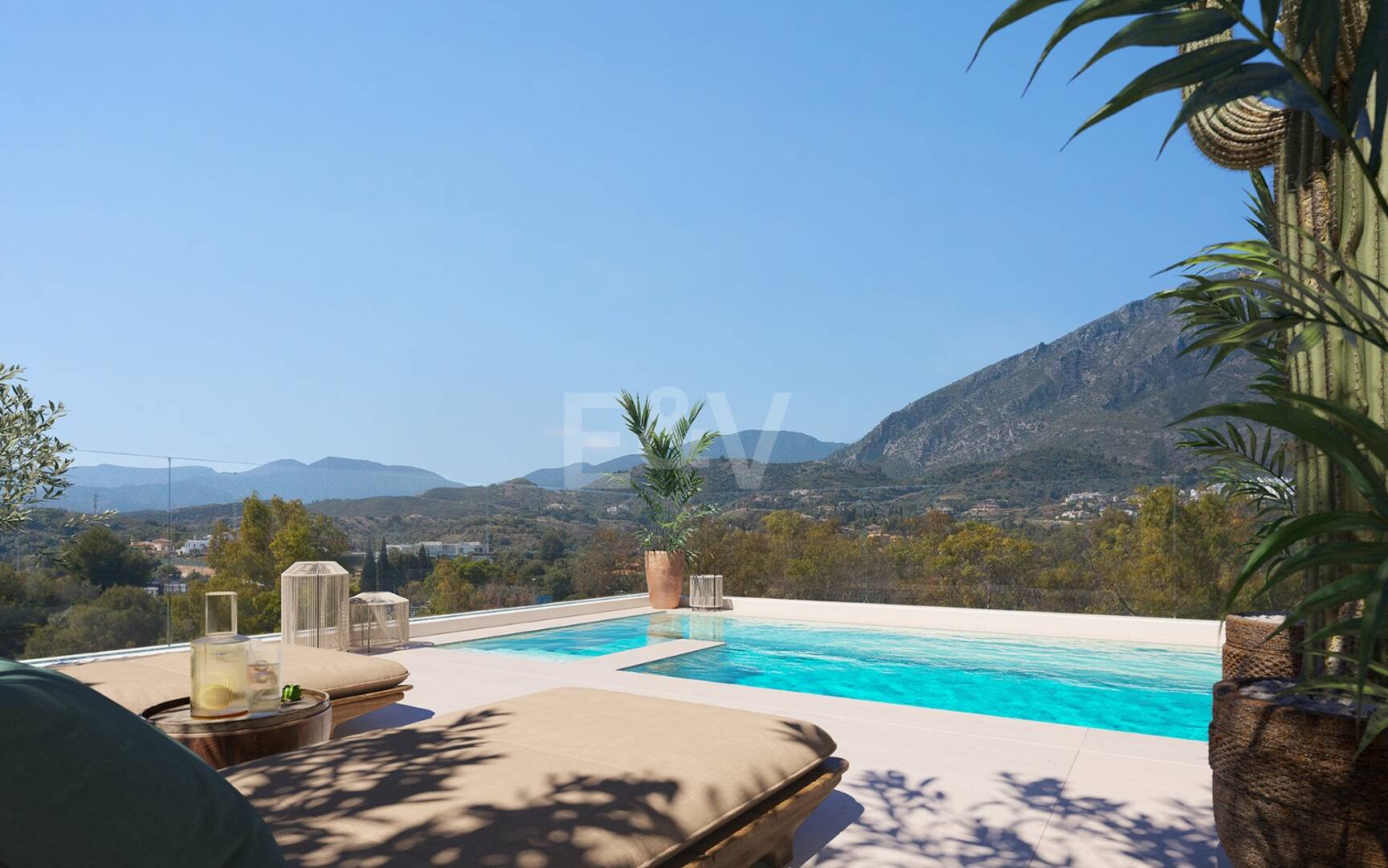 Luxury 3 Bedroom Semi Penthouse with Private Rooftop Pool on Marbella's Golden Mile