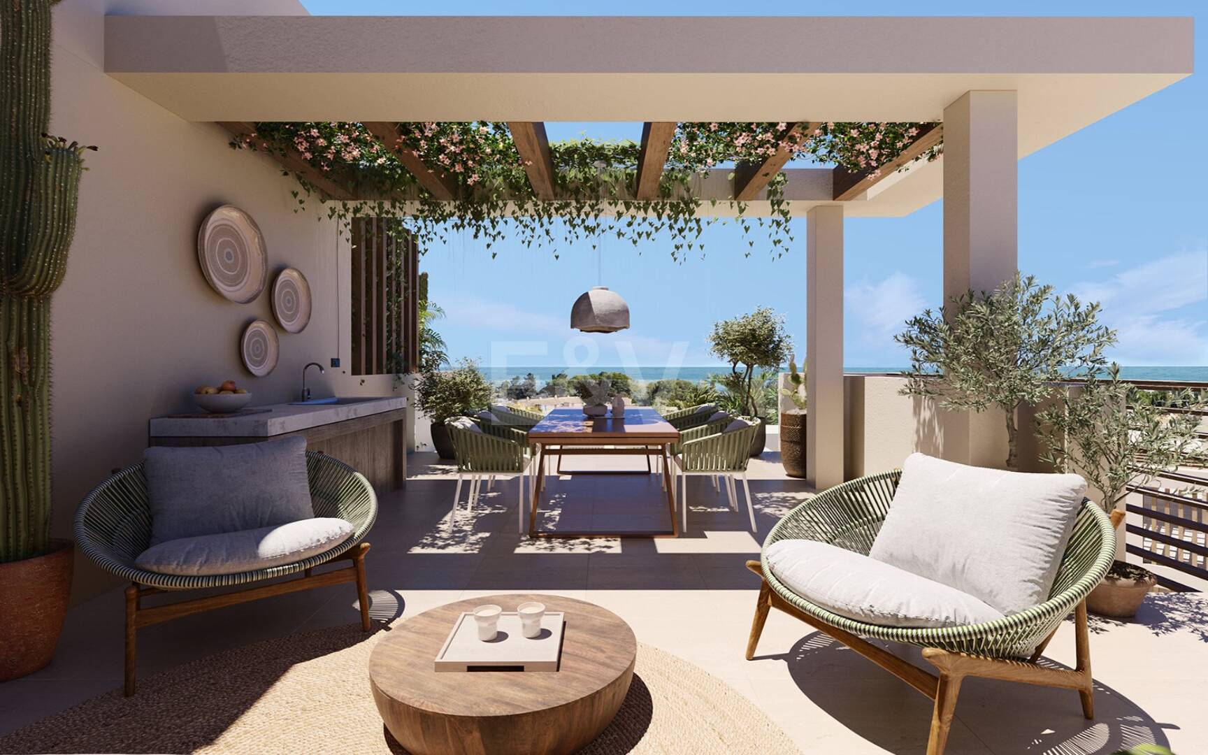 Luxury 3 Bedroom Semi Penthouse with Private Rooftop Pool on Marbella's Golden Mile