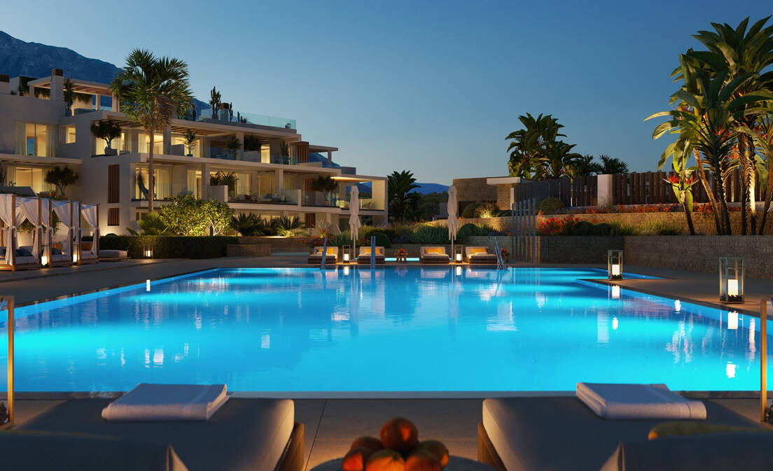 Nuevo Semi Penthouse de Lujo con Piscina Privada en la Azotea en la Milla de Oro de Marbella
