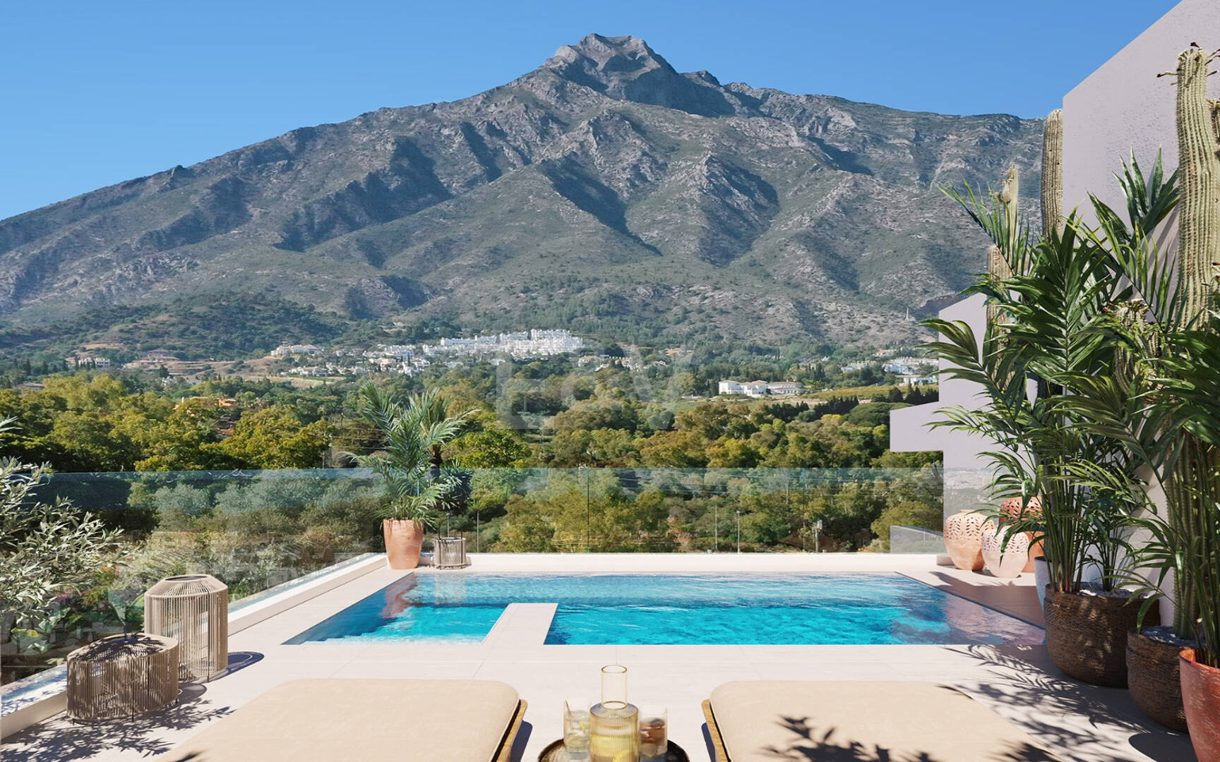 New Luxury Semi Penthouse with Private Rooftop Pool on Marbella's Golden Mile