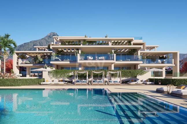 Luxury 3 Bedroom Semi Penthouse with Private Rooftop Pool on Marbella's Golden Mile