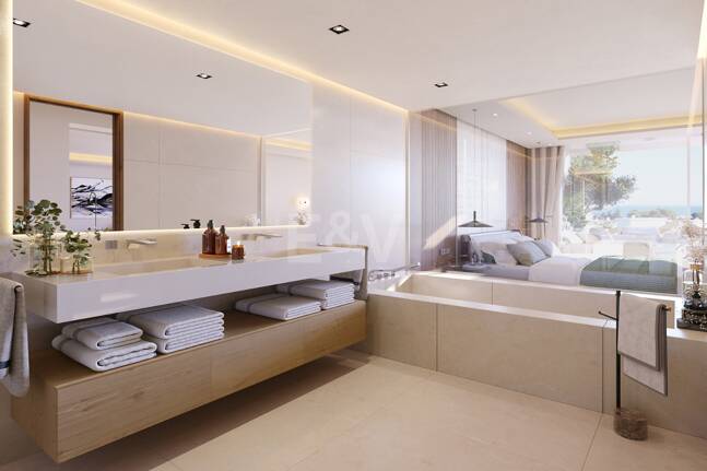 Luxury 3 Bedroom Semi Penthouse with Private Rooftop Pool on Marbella's Golden Mile