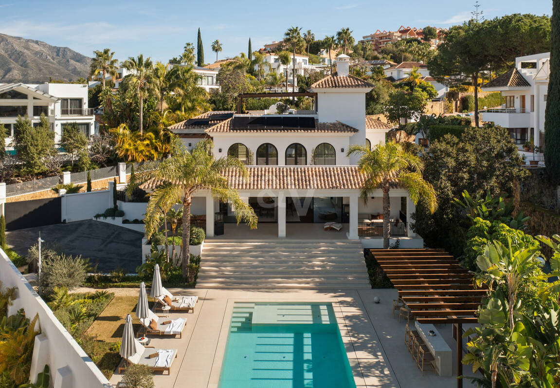 Villa en primera línea de golf con instalaciones de vanguardia