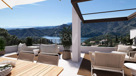 Exklusiv tre sovrum Penthouse med Rooftop Solarium