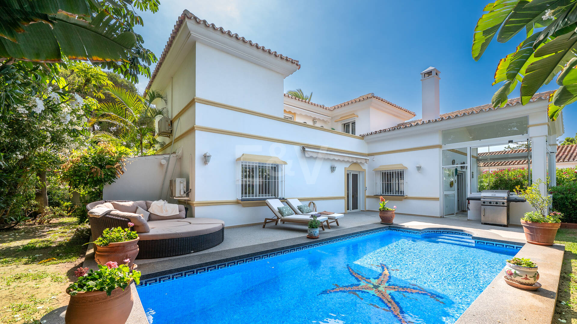 Villa andalouse à seulement 200 mètres de la plage