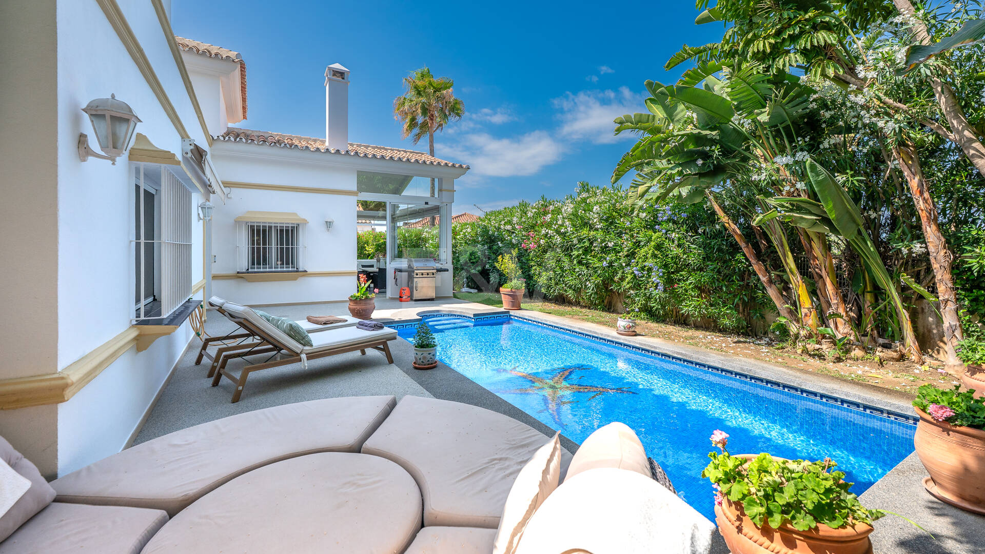 Villa andalouse à seulement 200 mètres de la plage