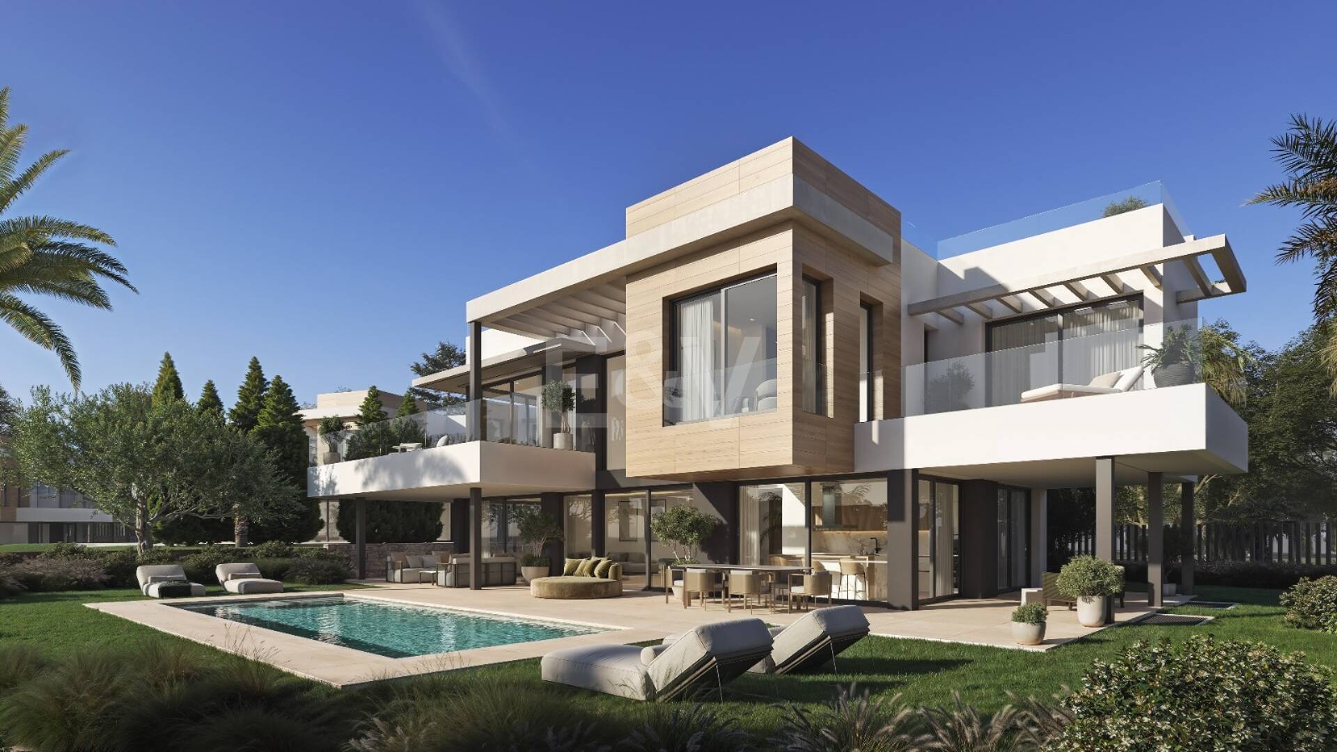 Brand-New Modern Villa with Private Pool and Roof Terrace
