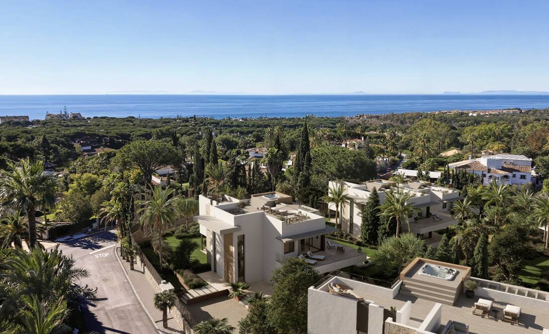 New-Build Villa with Private Garden, Pool and Sea Views