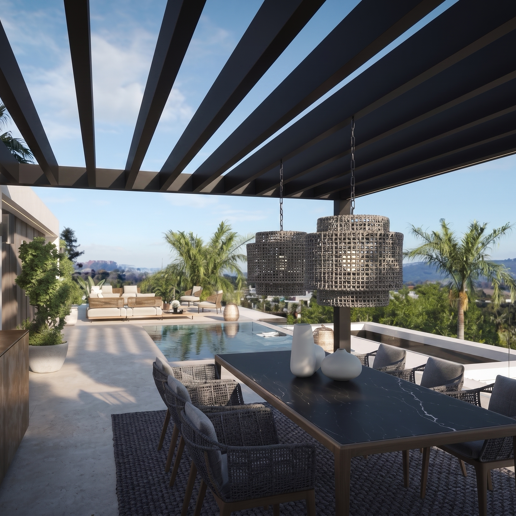 Vida exclusiva junto a la playa en Cortijo Blanco, donde la maestría arquitectónica se une al Mediterráneo