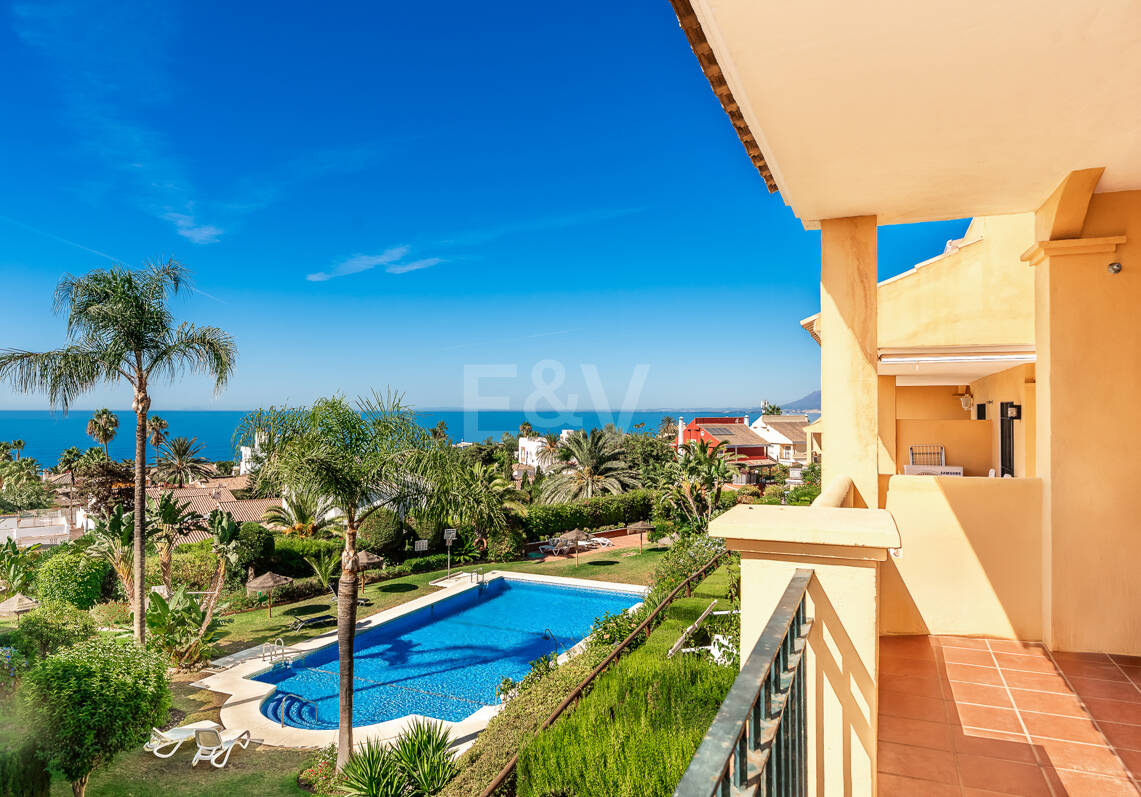 Duplex Penthouse with Panoramic Sea Views in Costabella, Marbella East