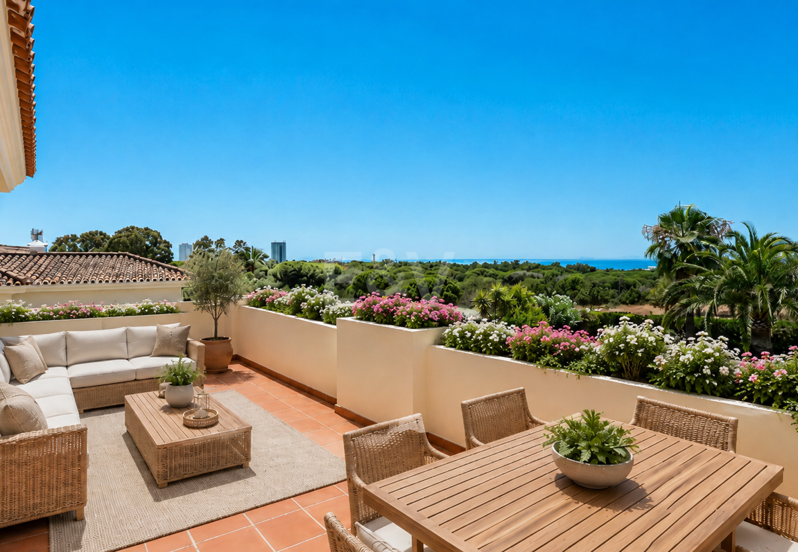 Mediterranean Villa with Sea Views in Elviria-Marbella