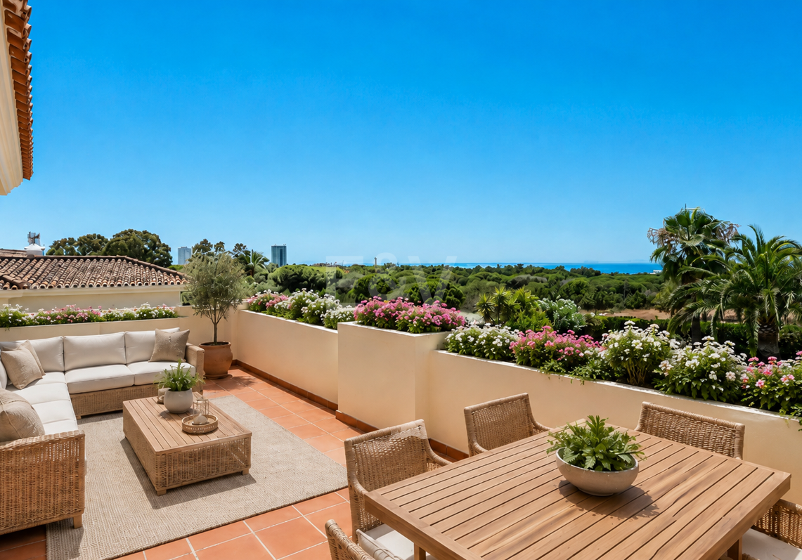 Mediterranean Villa with Sea Views in Elviria-Marbella