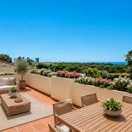 Mediterranean Villa with Sea Views in Elviria-Marbella