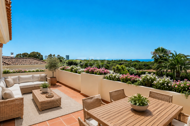 Mediterranean Villa with Sea Views in Elviria-Marbella