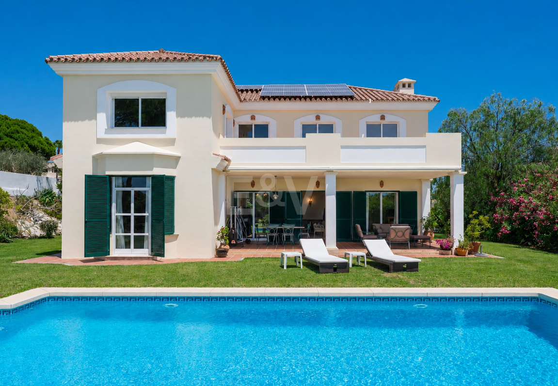 Mediterranean Villa with Sea Views in Elviria-Marbella