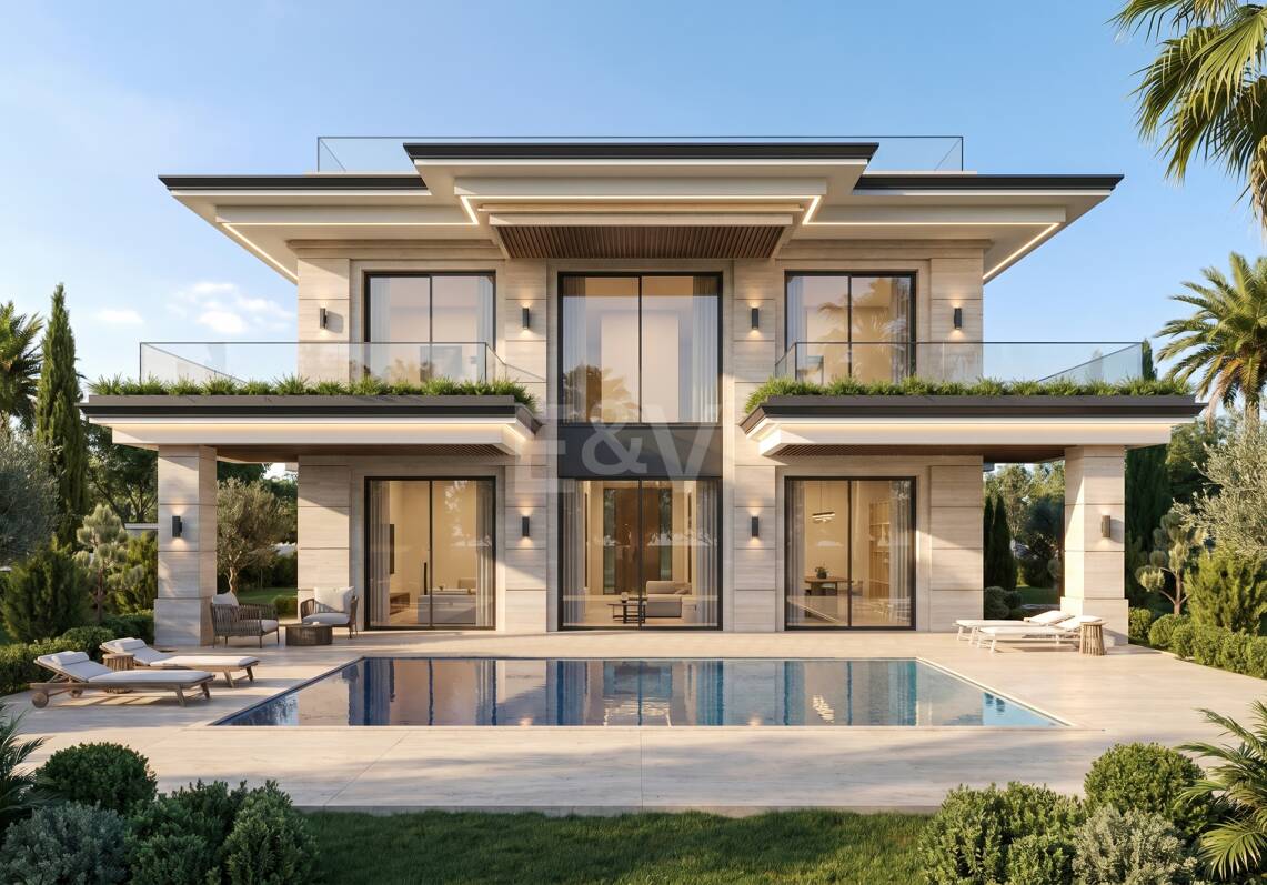 Exceptional Modern Designer Villa in Gated Community