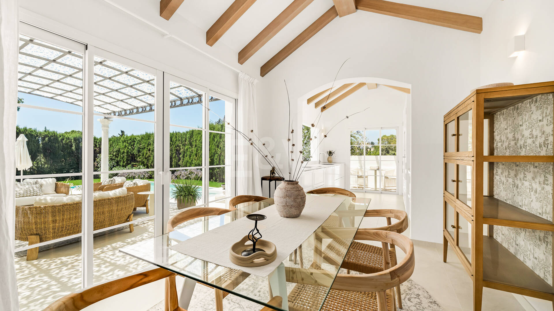 Elegant Fully Furnished One-Level Villa Steps from the Golf Club