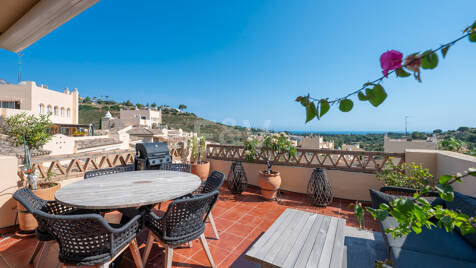 Ihr privater mediterraner Rückzugsort in Elviria – Langzeitmietwohnung mit Meerblick