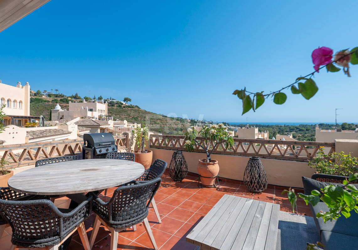 Ihr privater mediterraner Rückzugsort in Elviria – Langzeitmietwohnung mit Meerblick