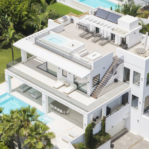Zeitgenössische Designervilla Mit Spektakulärem Meerblick in Nagüeles, an Marbellas Goldener Meile