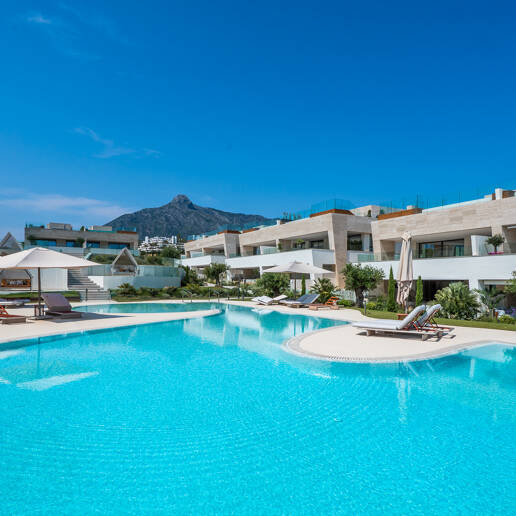 Exklusives Duplex-Gartenapartment in EPIC by Fendi Casa an der Goldenen Meile von Marbella