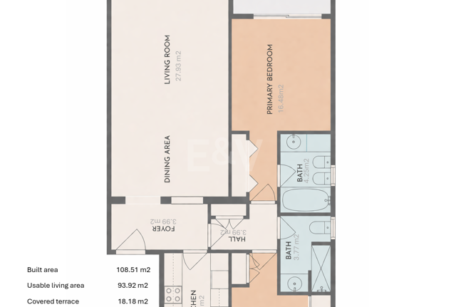 Luxuriöse Golfresort-Wohnung mit Touristenlizenz