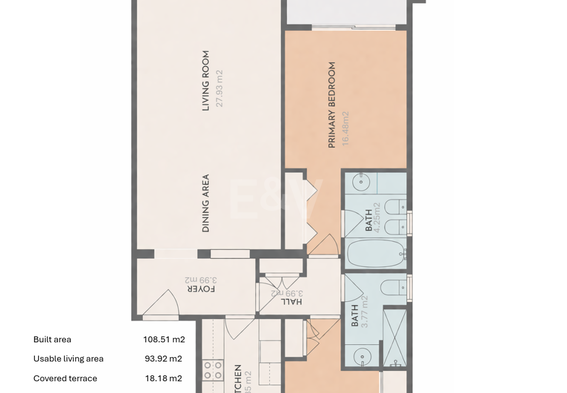 Luxuriöse Golfresort-Wohnung mit Touristenlizenz