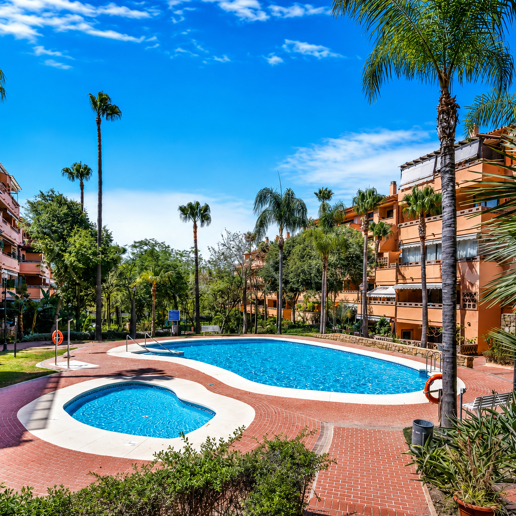 Enjoy Marbella's Golden Mile from this Bright Sea View Apartment