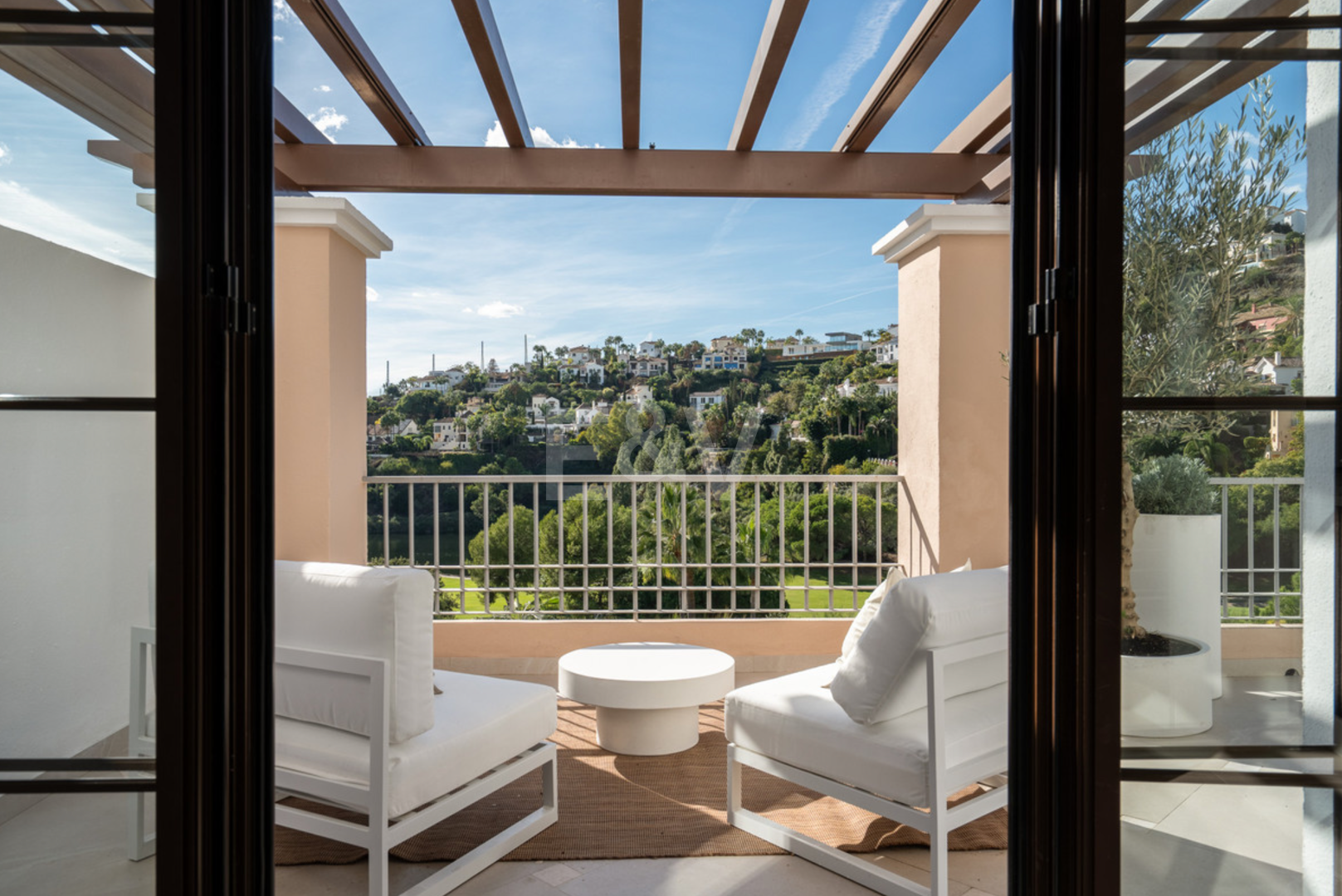 Exquisite Corner Penthouse with Golf and Mountain Views