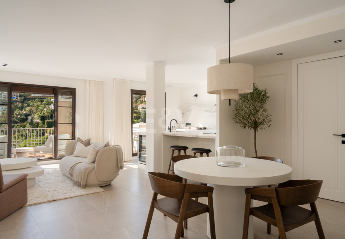 Exquisite Corner Penthouse with Golf and Mountain Views