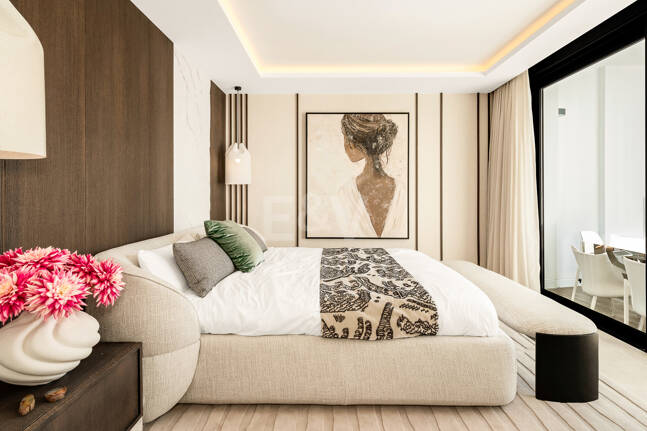 Villa nueva llave en mano con solárium en la Milla de Oro de Marbella