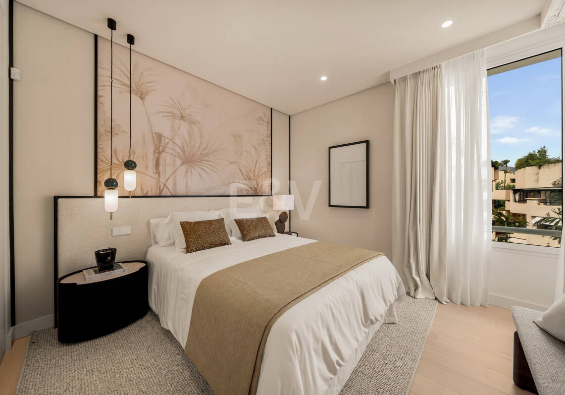 Luxus-Apartment in El Retiro de Nagüeles an der Goldenen Meile mit Meerblick und Designer-Interieurs