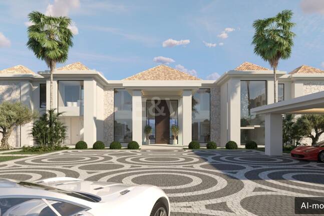 Excepcional parcela edificable con vistas al mar y proyecto aprobado en La Zagaleta