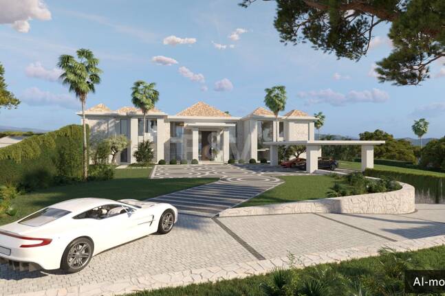 Excepcional parcela edificable con vistas al mar y proyecto aprobado en La Zagaleta