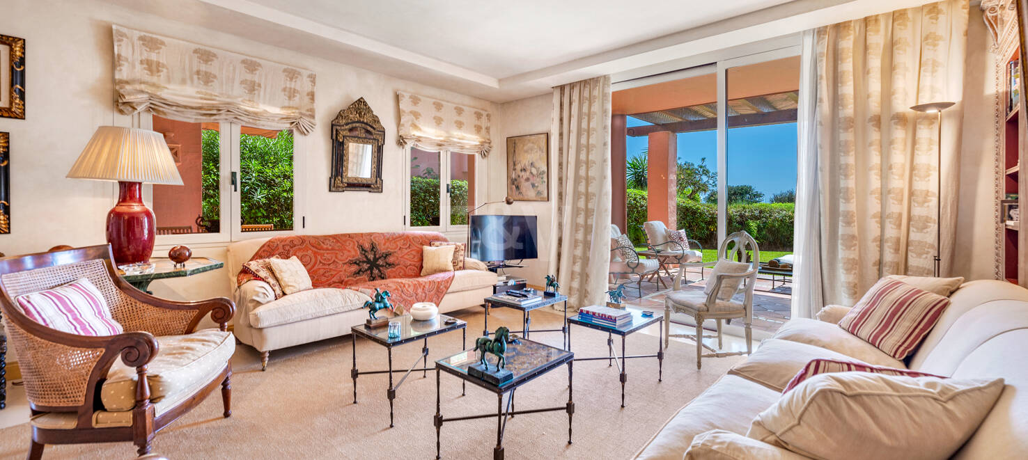 Appartement rez de chaussée à louer en Marbella Golden Mile, Marbella (Toutes les zones)