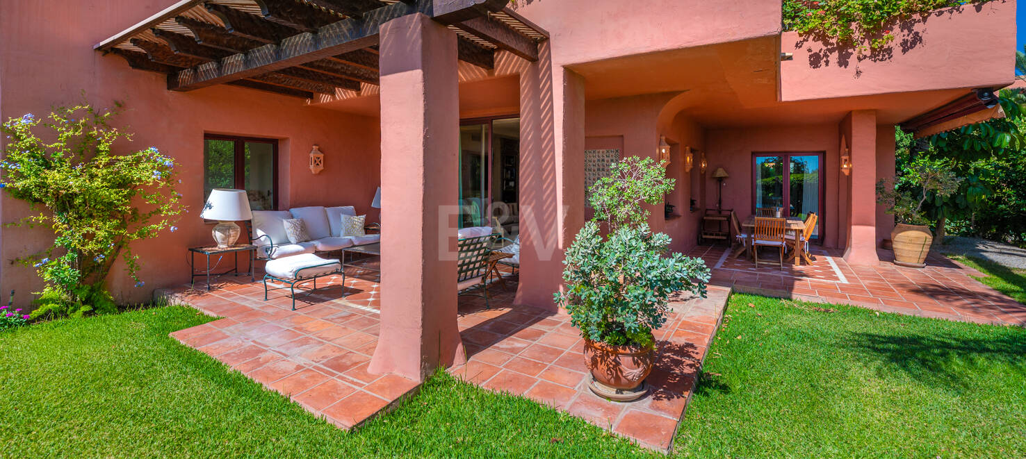 Appartement rez de chaussée à louer en Marbella Golden Mile, Marbella (Toutes les zones)