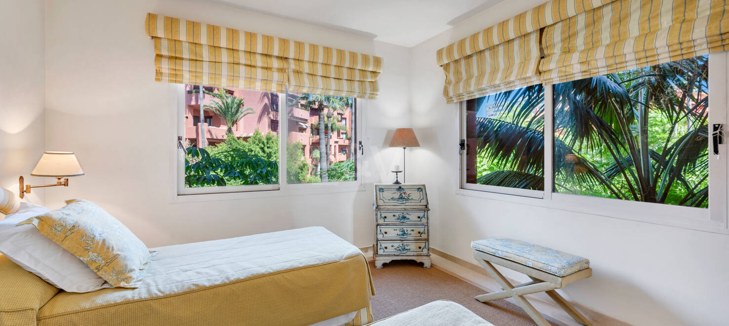 Appartement rez de chaussée à louer en Marbella Golden Mile, Marbella (Toutes les zones)