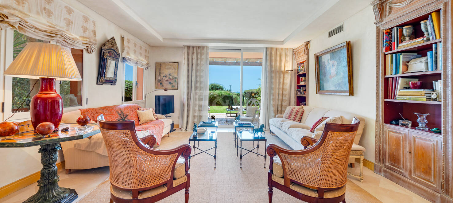 Appartement rez de chaussée à louer en Marbella Golden Mile, Marbella (Toutes les zones)