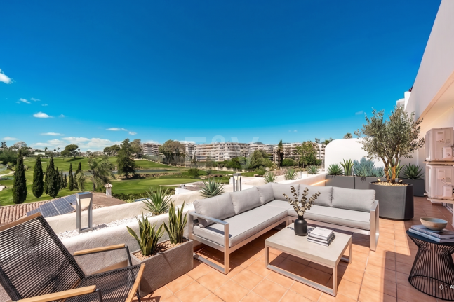 Spacious Frontline Golf Apartment with Expansive Terrace and Open Golf Views