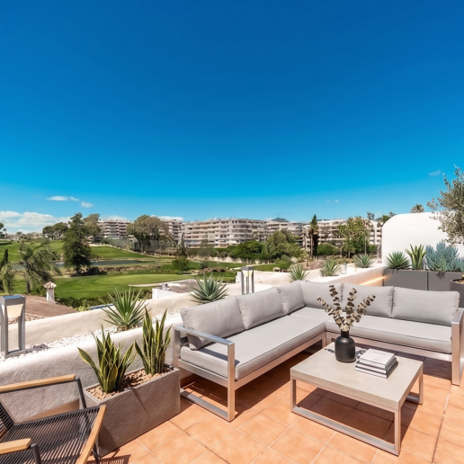 Spacious Frontline Golf Apartment with Expansive Terrace and Open Golf Views